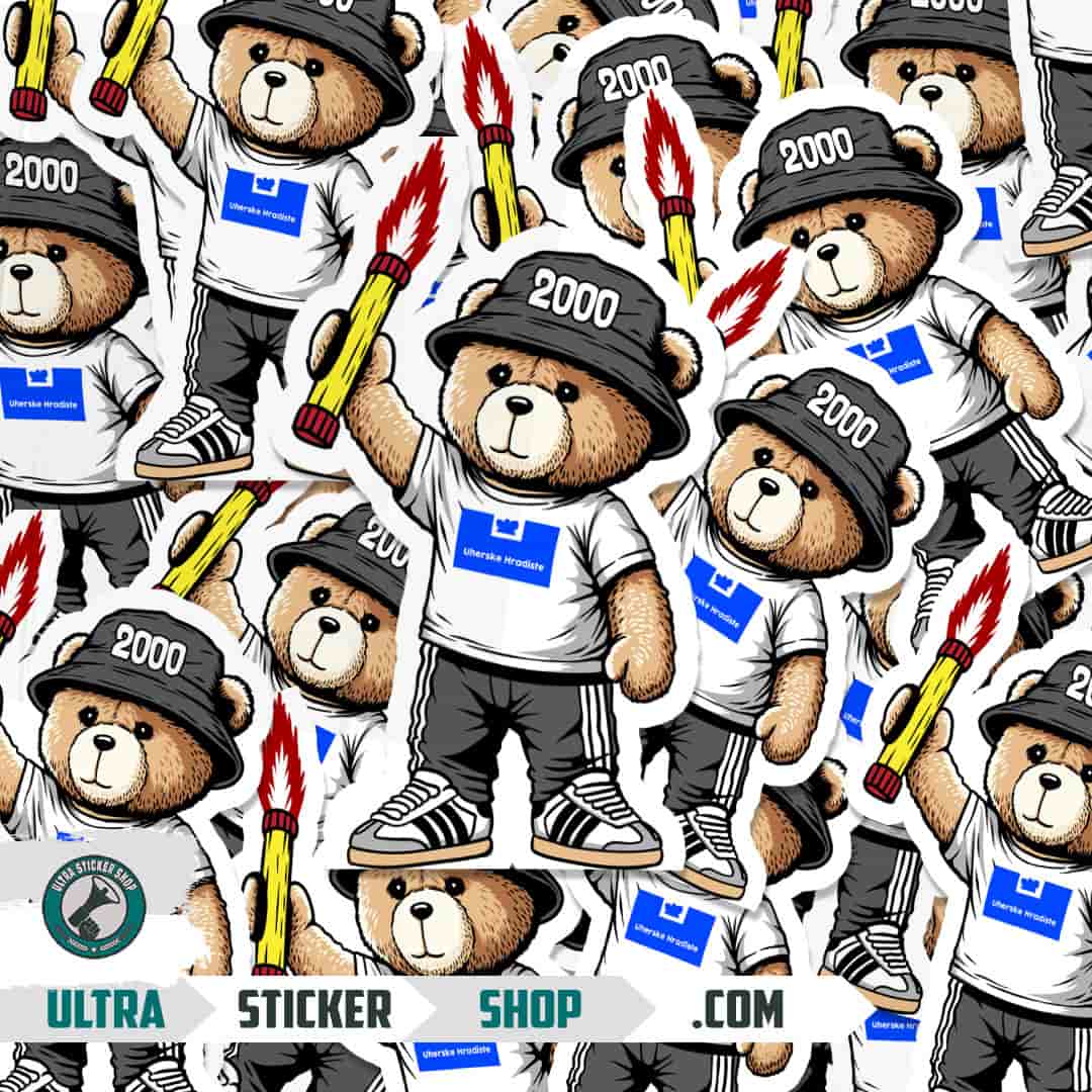 Uherske Hradiste 2000 bear Stickers