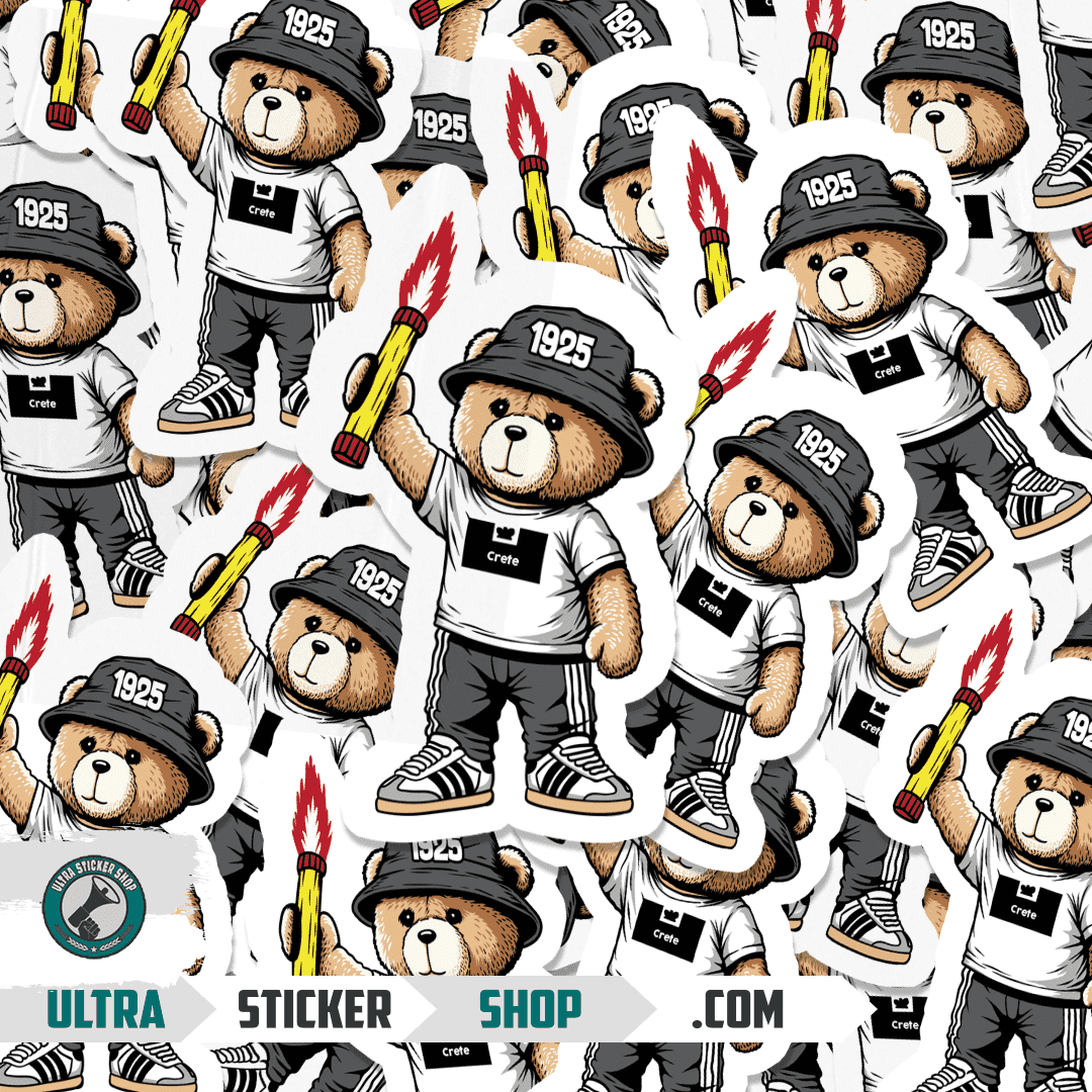 Crete 1925 bear Stickers