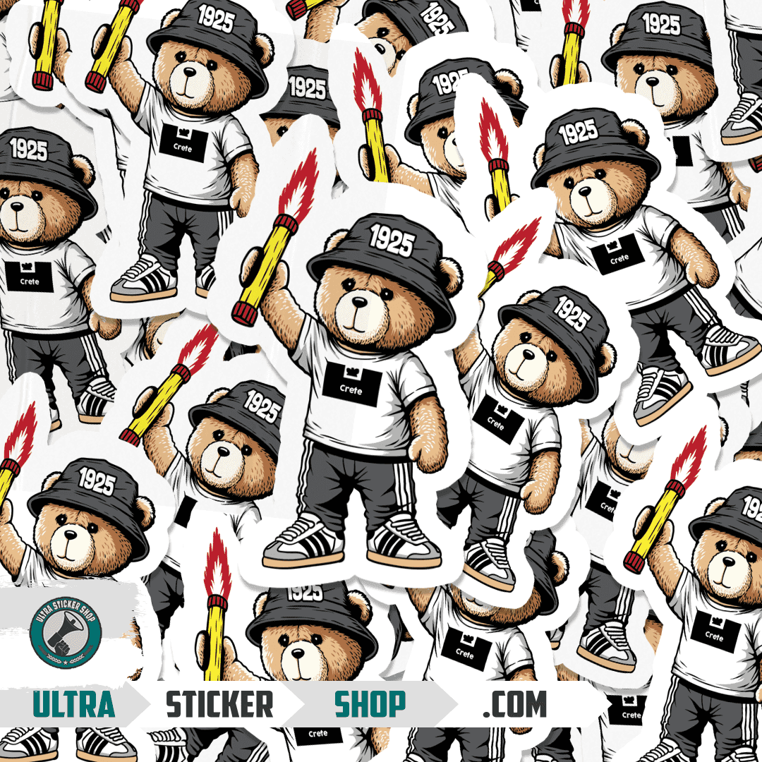 Crete 1925 bear Stickers