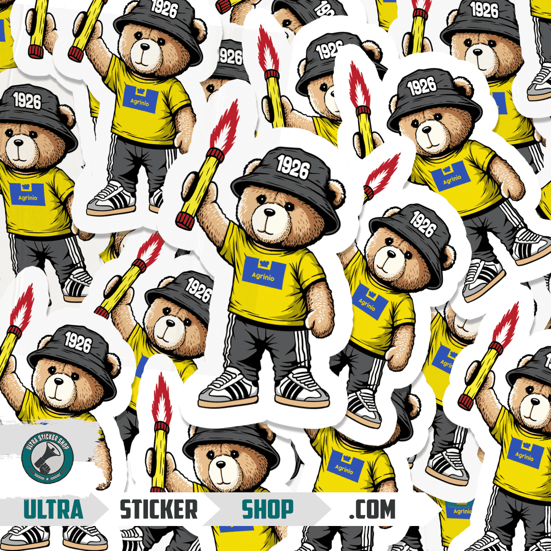Agrinio 1926 bear Stickers