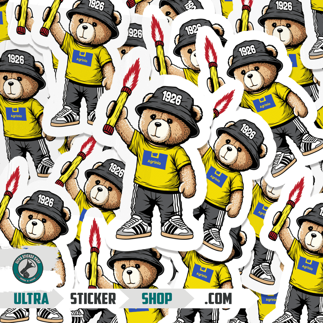 Agrinio 1926 bear Stickers