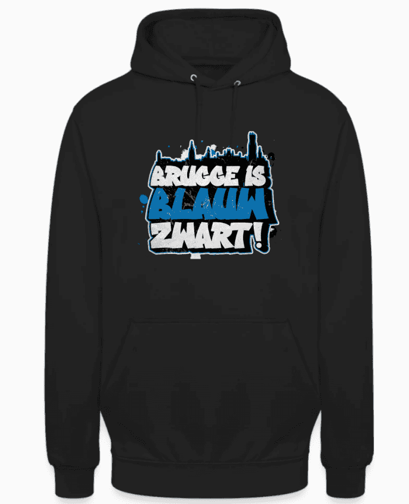 Brugge is blauw zwart! Hoodie