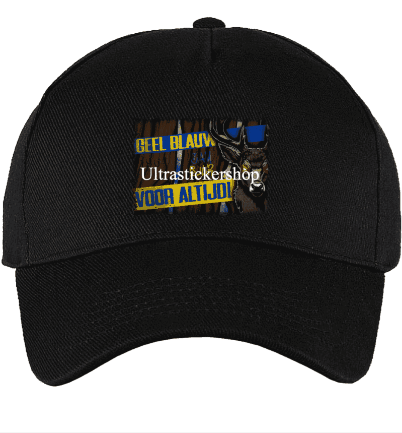 Geel blauw voor altijd Cap