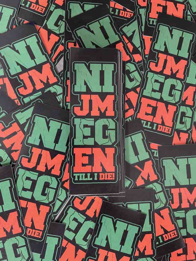 Nijmegen till i die Stickers