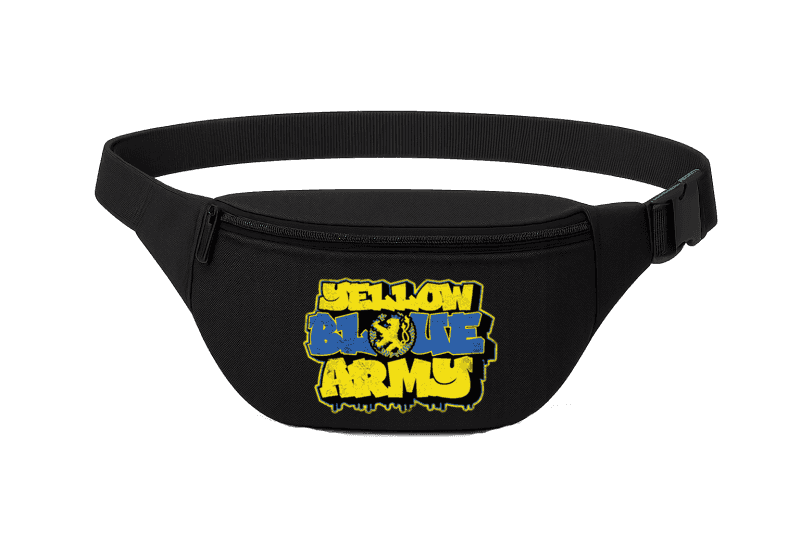 Yellow Blue Army Fanny Pack