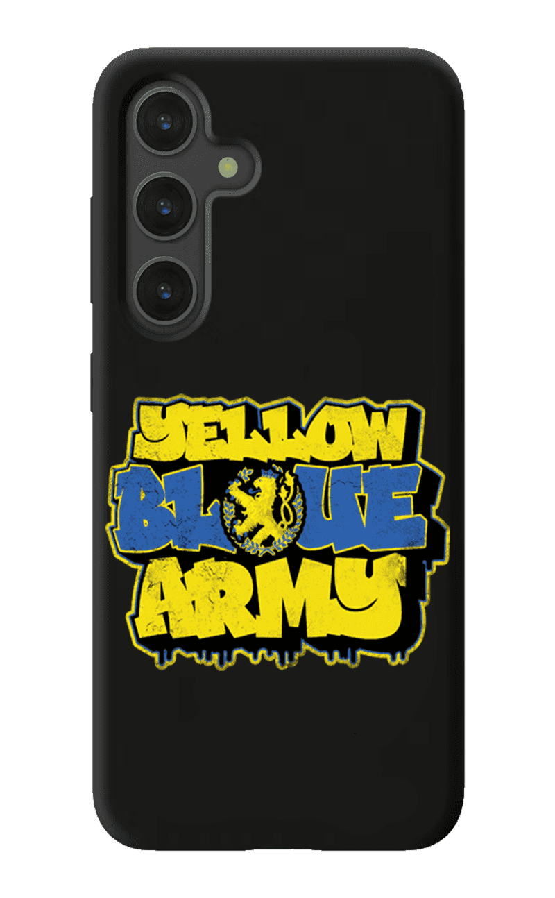 Yellow Blue Army Samsung Case