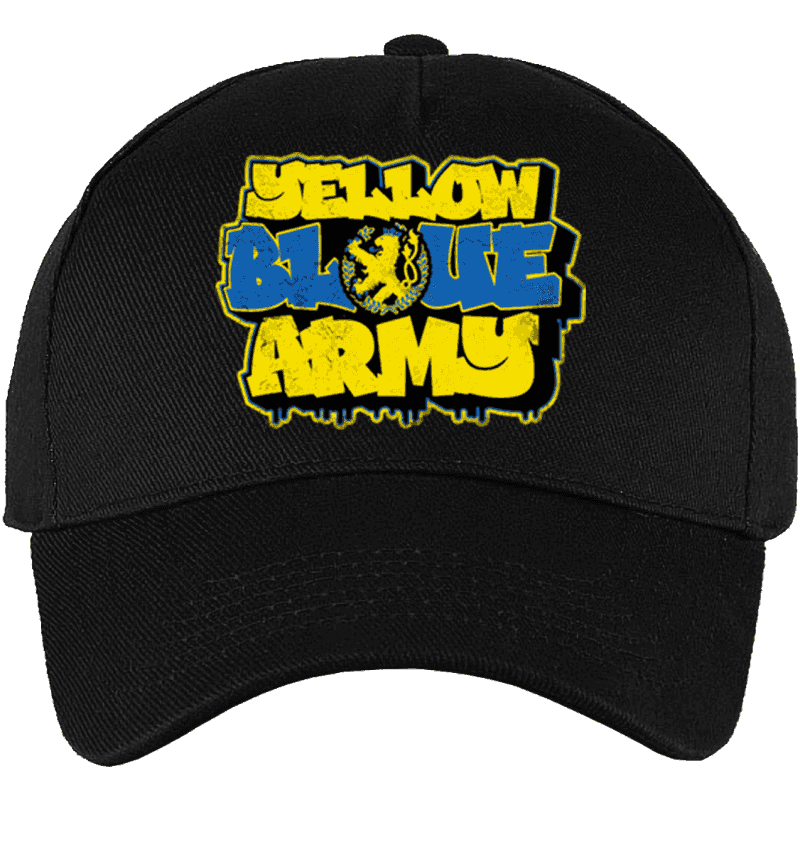 Yellow Blue Army Cap