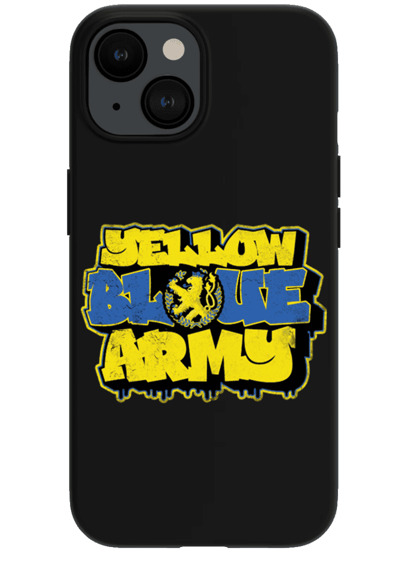 Yellow Blue Army Iphone Case
