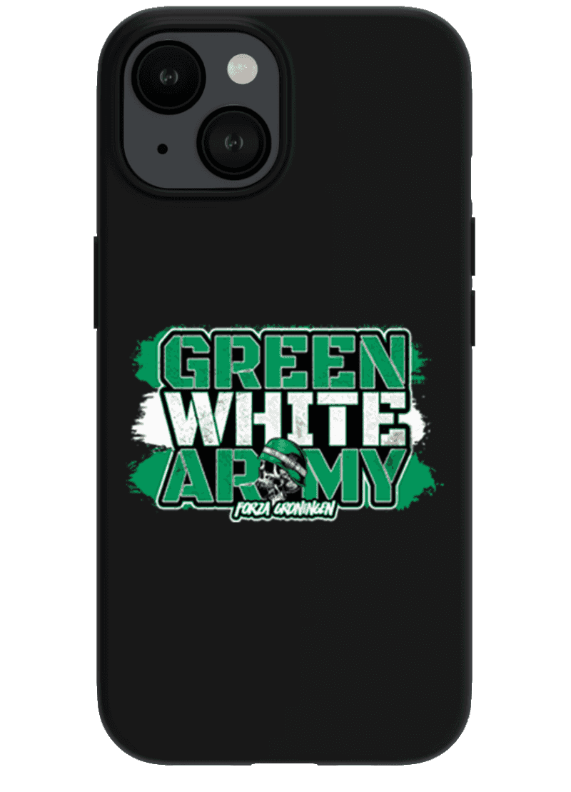 Green white army Iphone Case