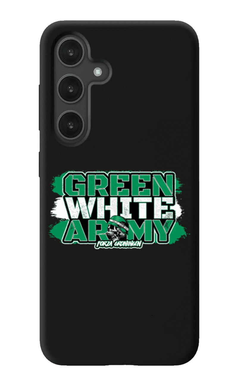 Green white army Samsung Case