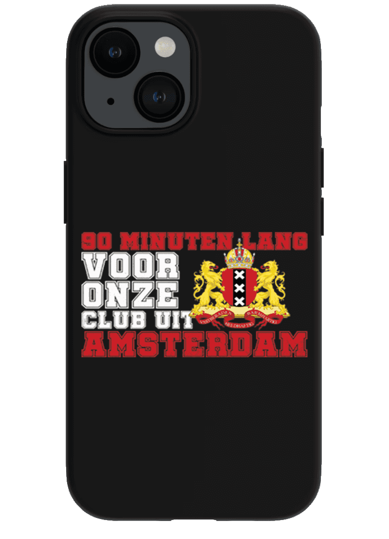 90 Minuten lang voor onze club uit Amsterdam Iphone Case