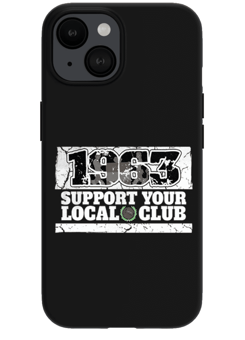 1963 support your local club Iphone Case