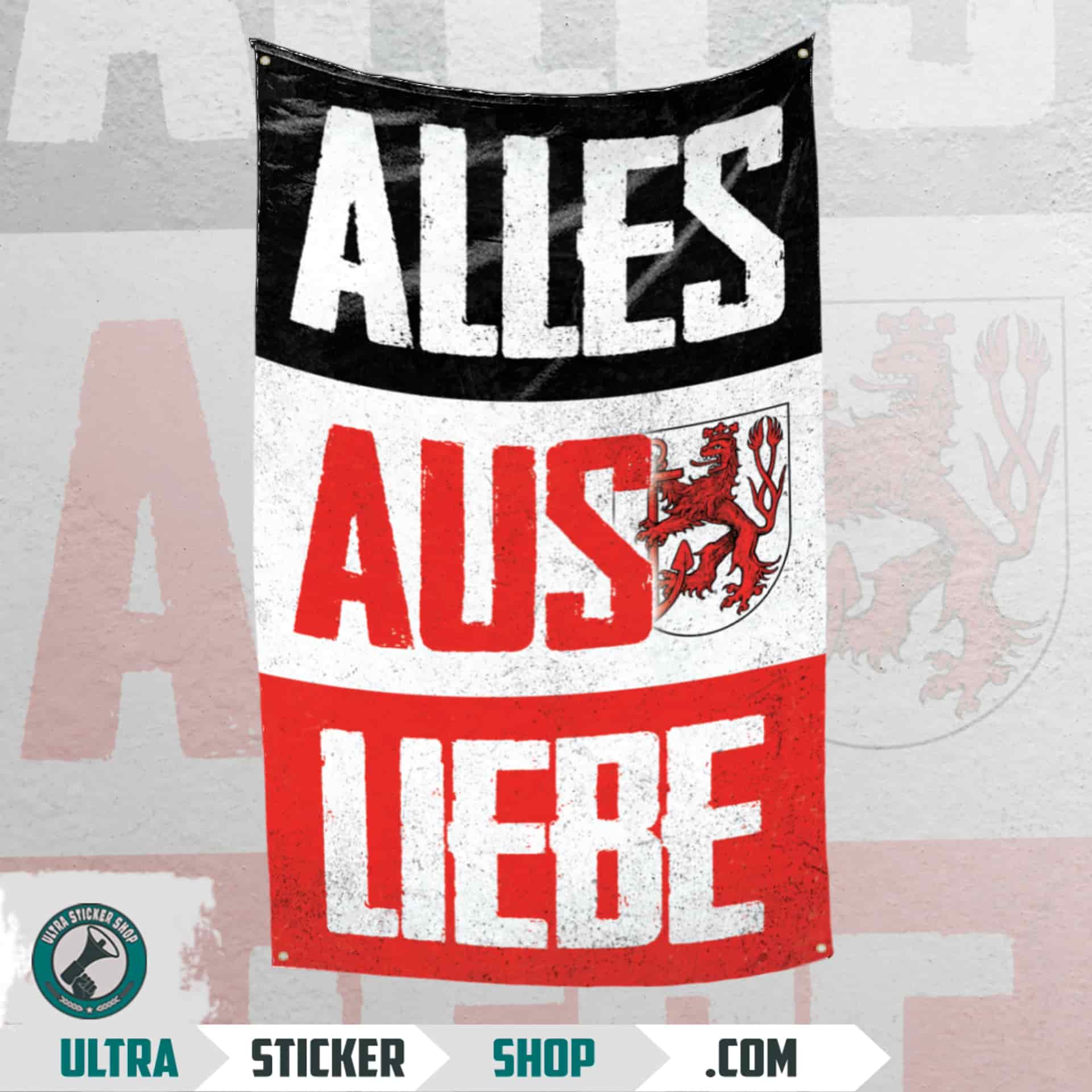 Alles aus Liebe fortuna Flag