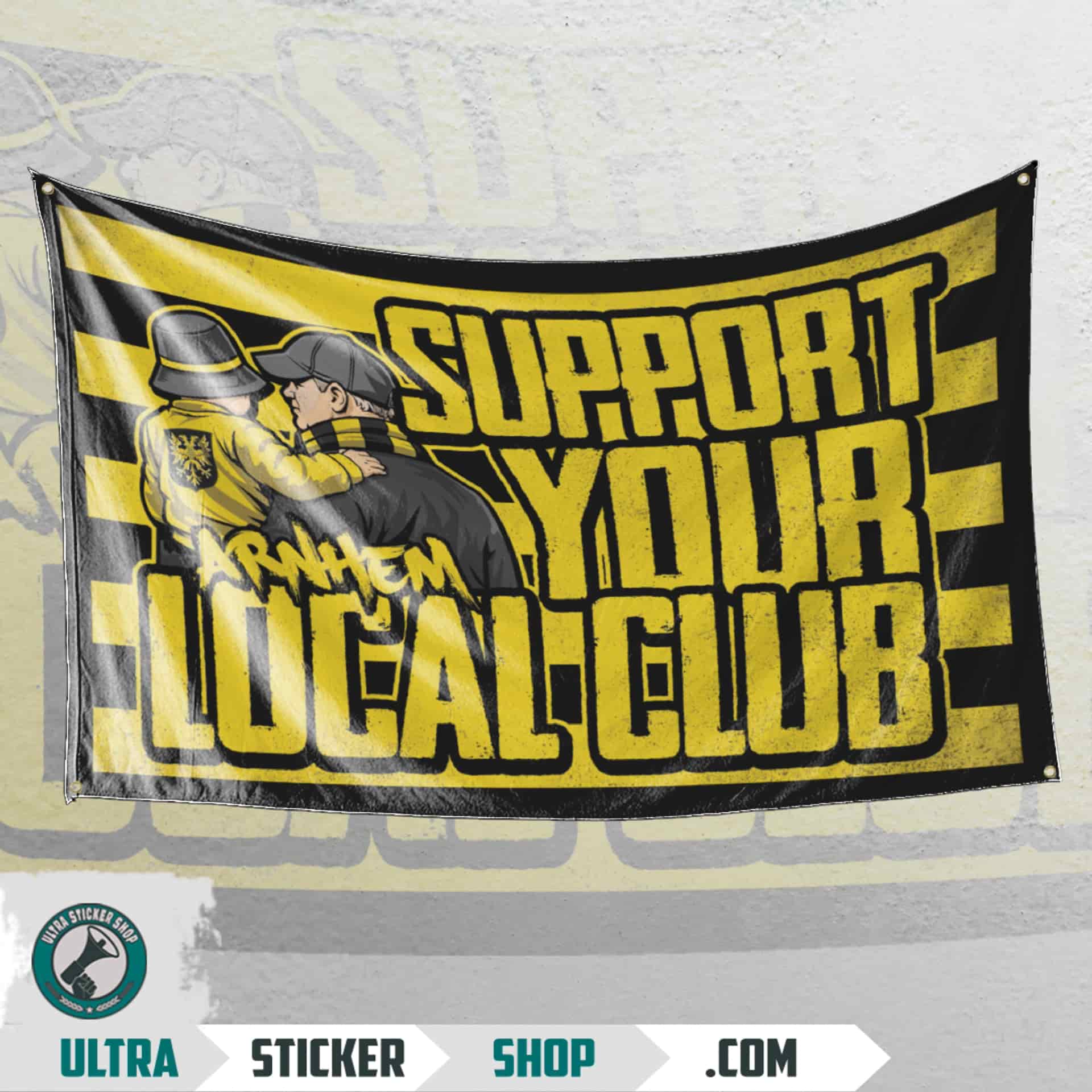 Arnhem support your local club Flag