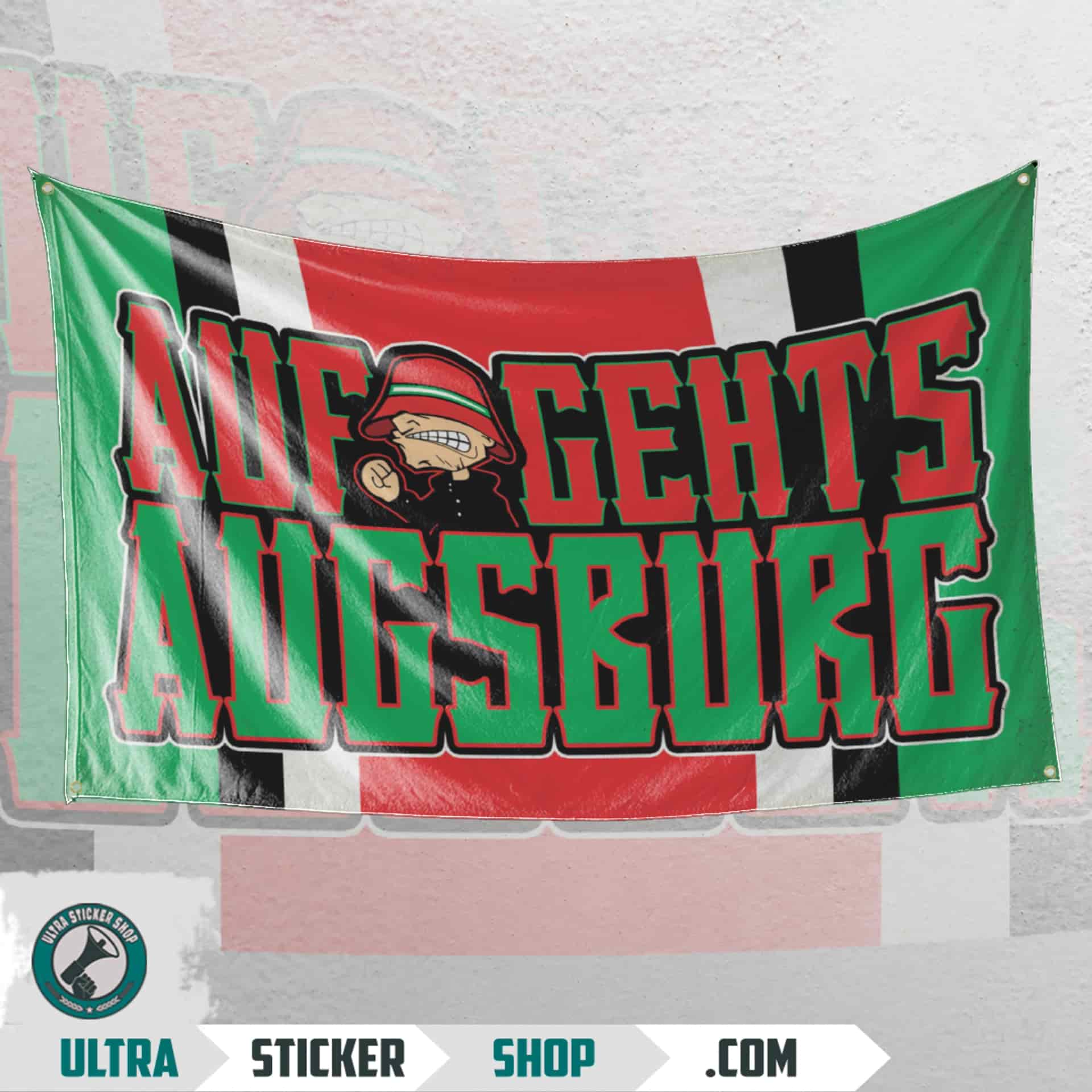Auf gehts Augsburg Flag