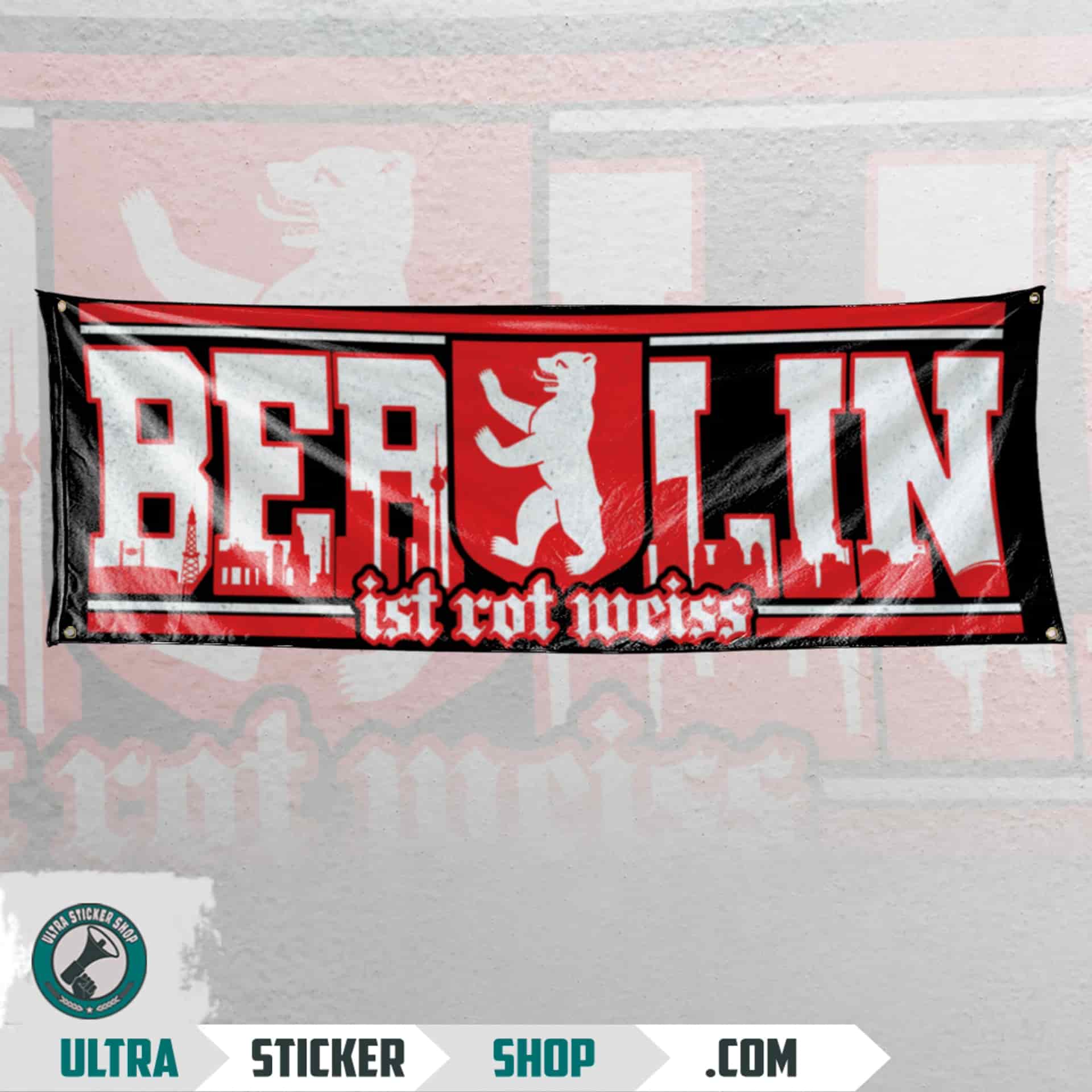 Berlin is rot weiss Flag