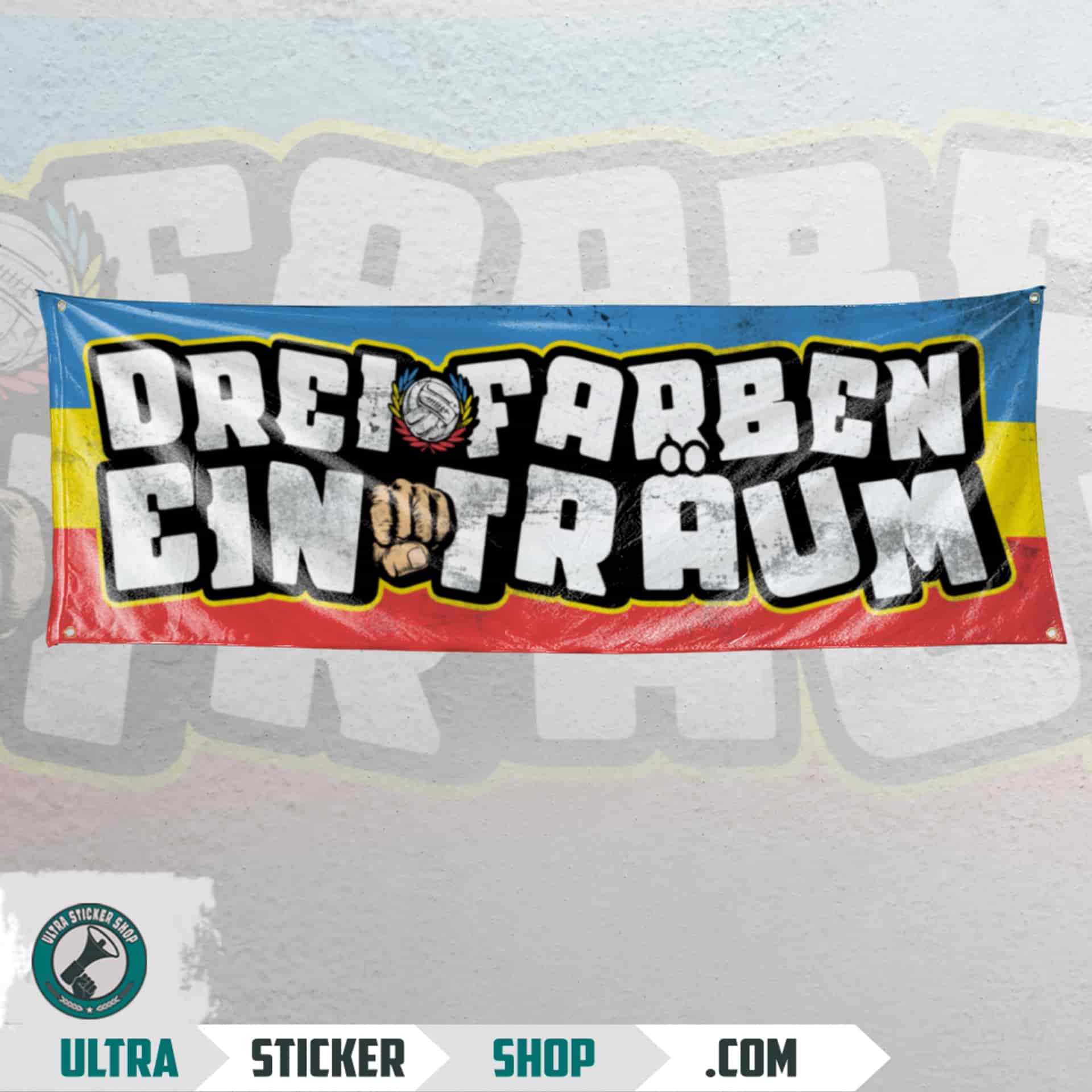 Drei färben - ein träum Flag