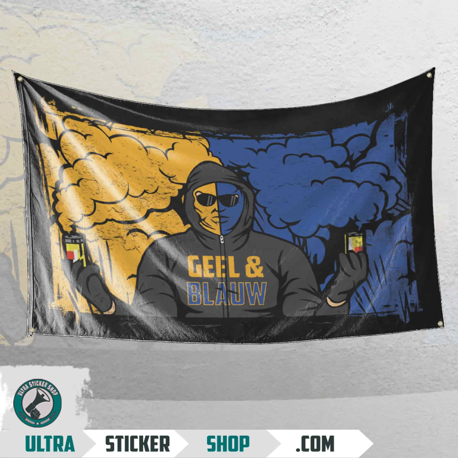 Geel & Blauw Flag