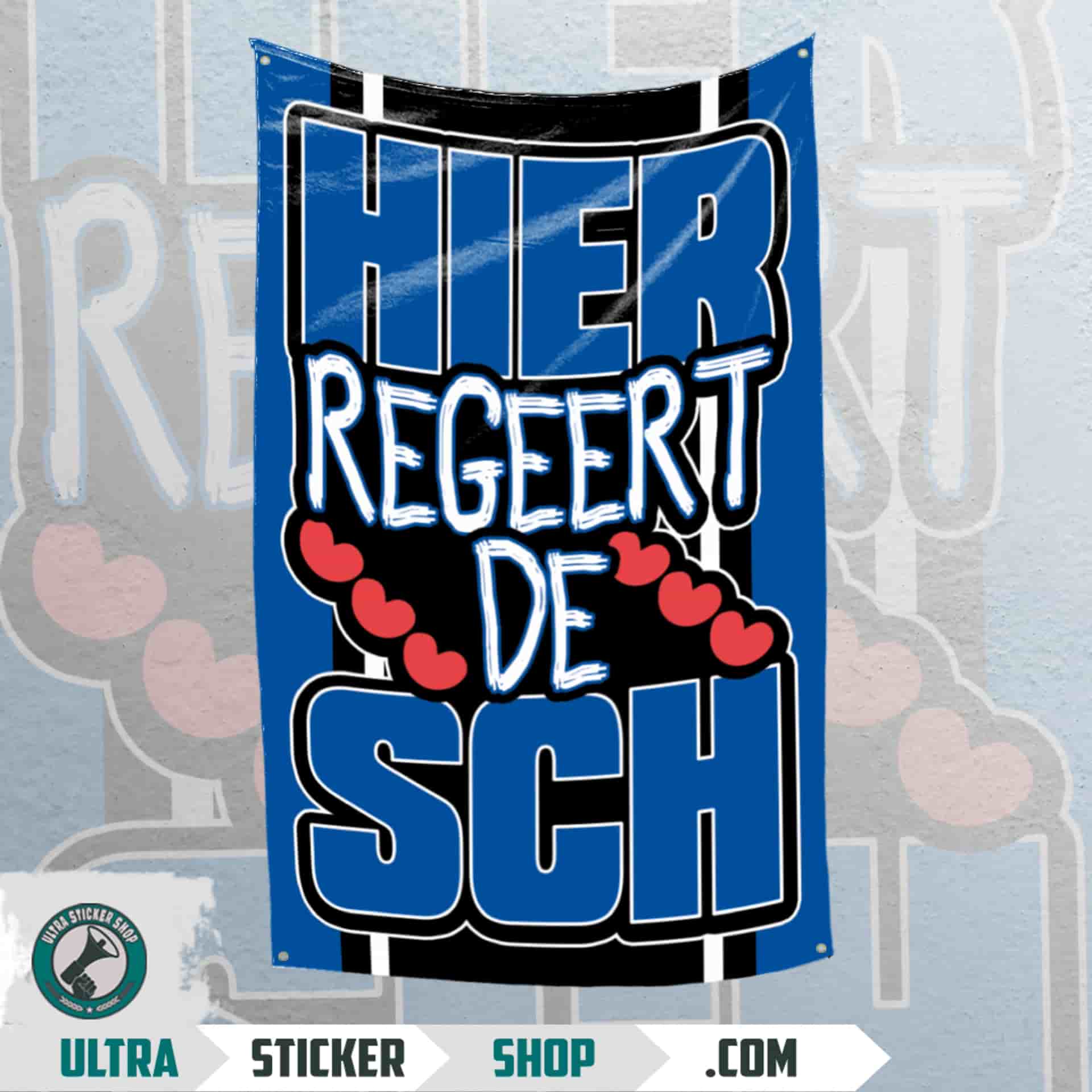Hier regeert de SCH Flag