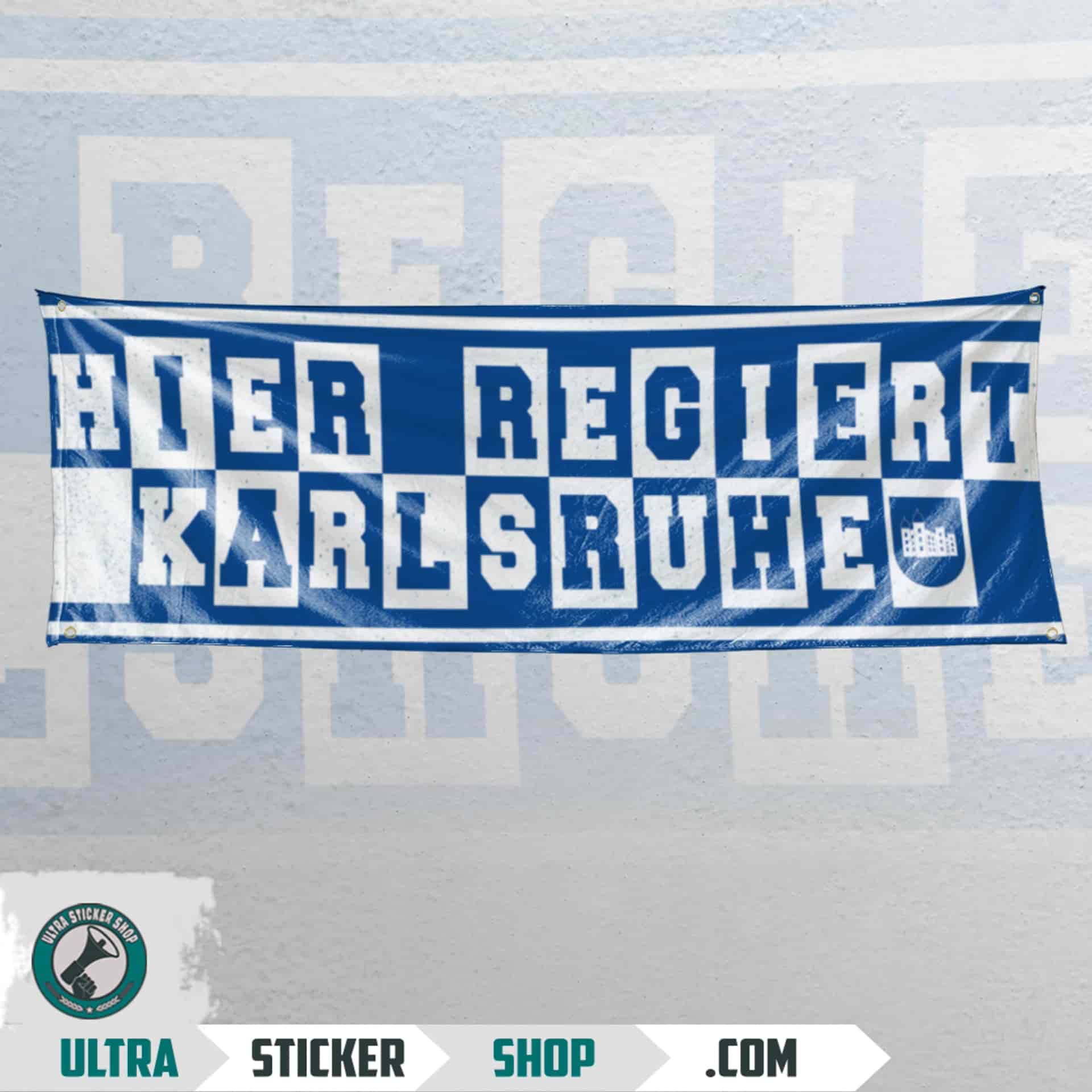 Hier regiert Karlsruhe Flag