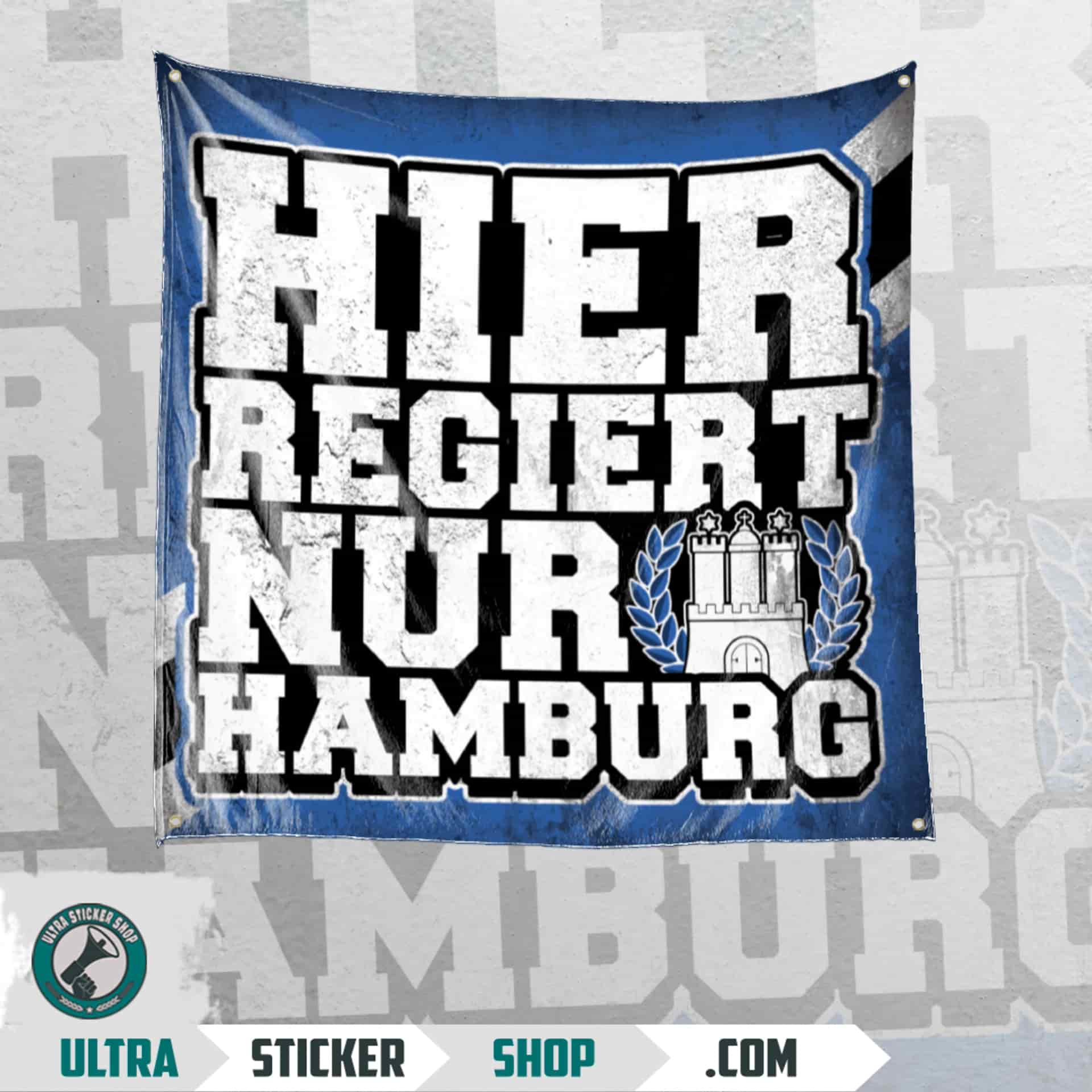 Hier regiert nur Hamburg Flag