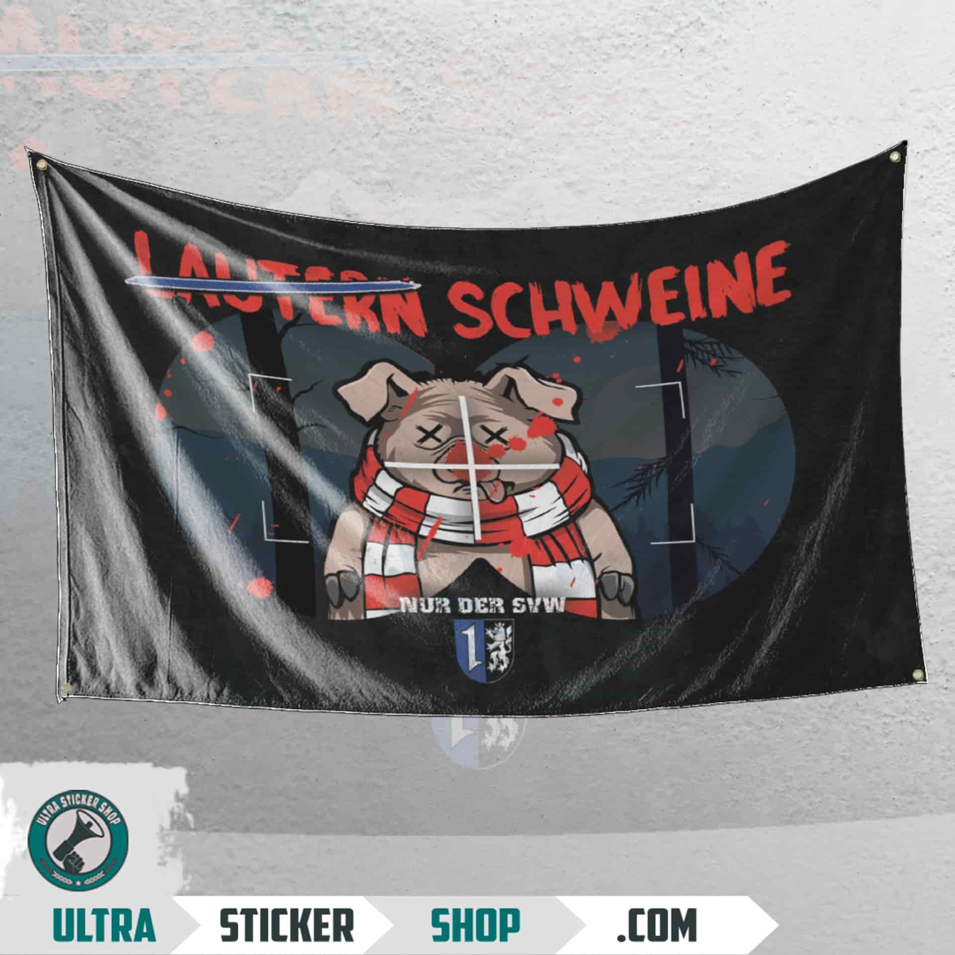 Lautern Schweine Mannheim Flag