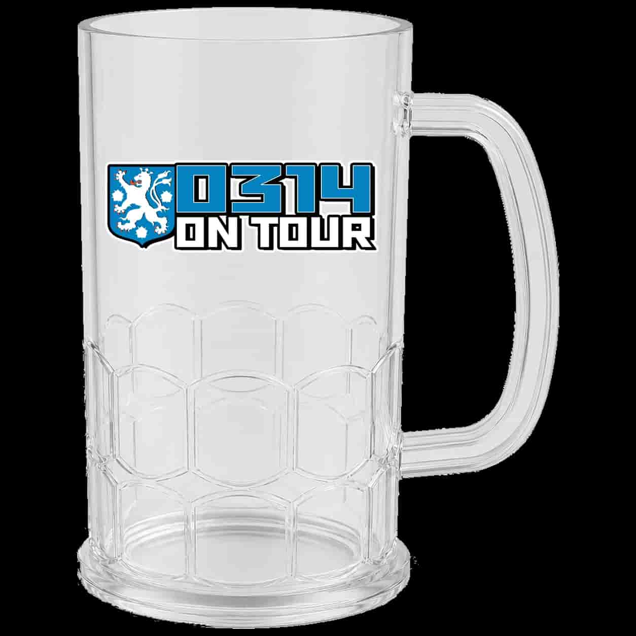 0314 on tour Beer Mug