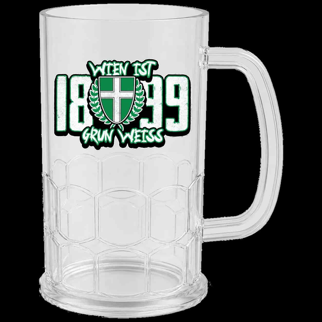 1899 Wien ist grun weiss Beer Mug
