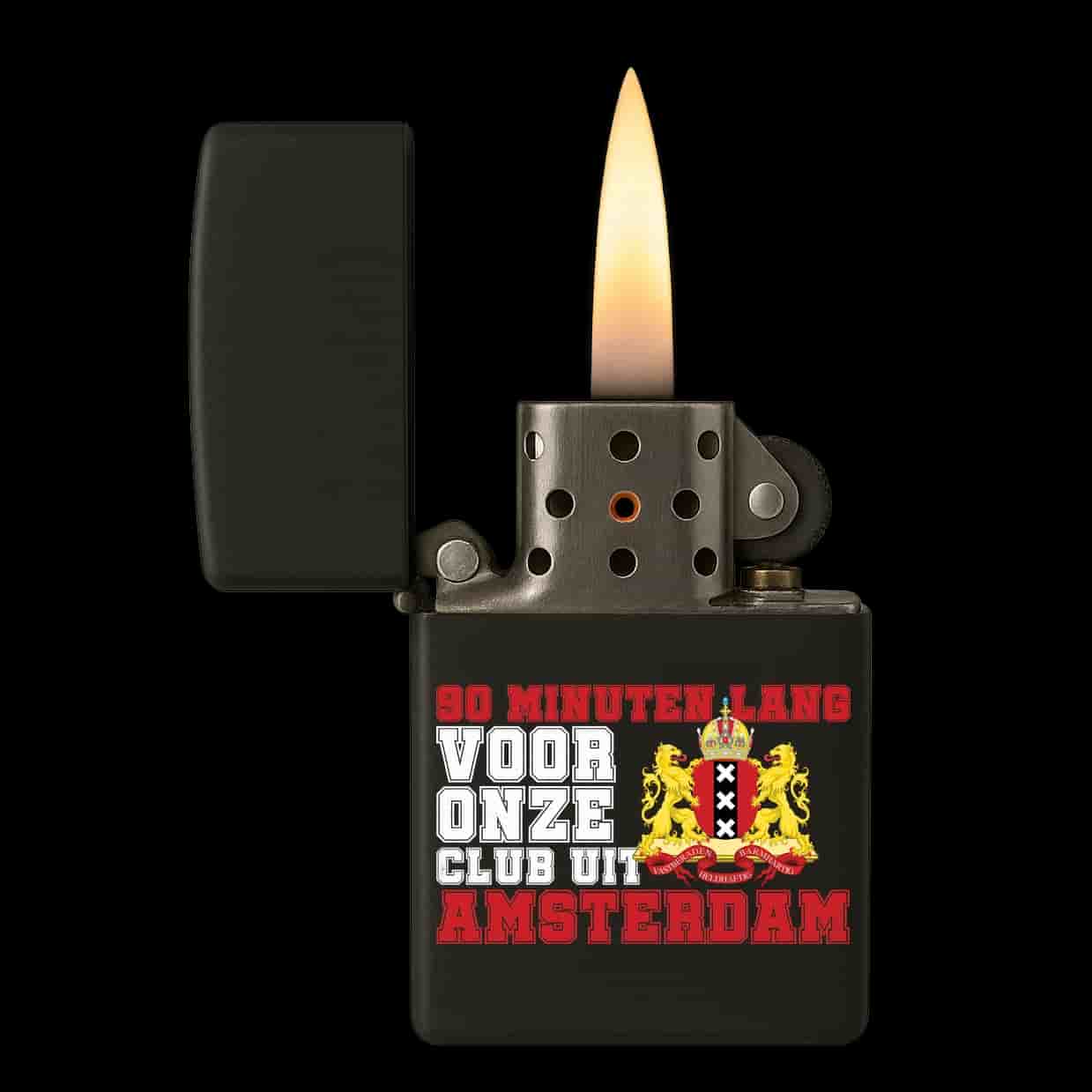 90 Minuten lang voor onze club uit Amsterdam Lighter