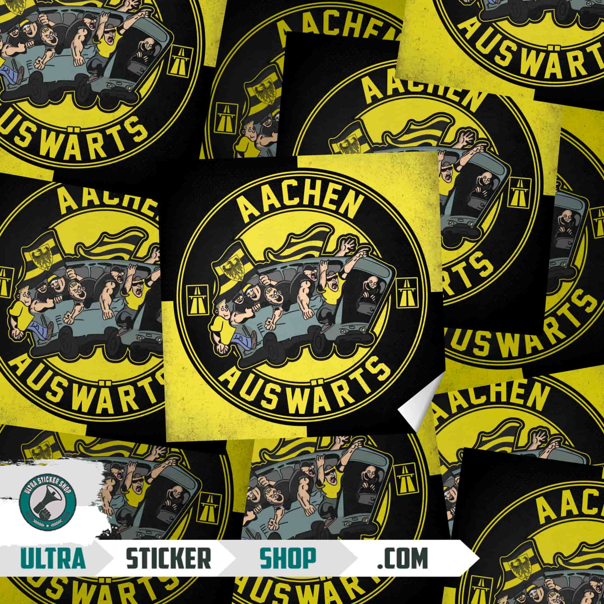 Aachen auswärts Stickers