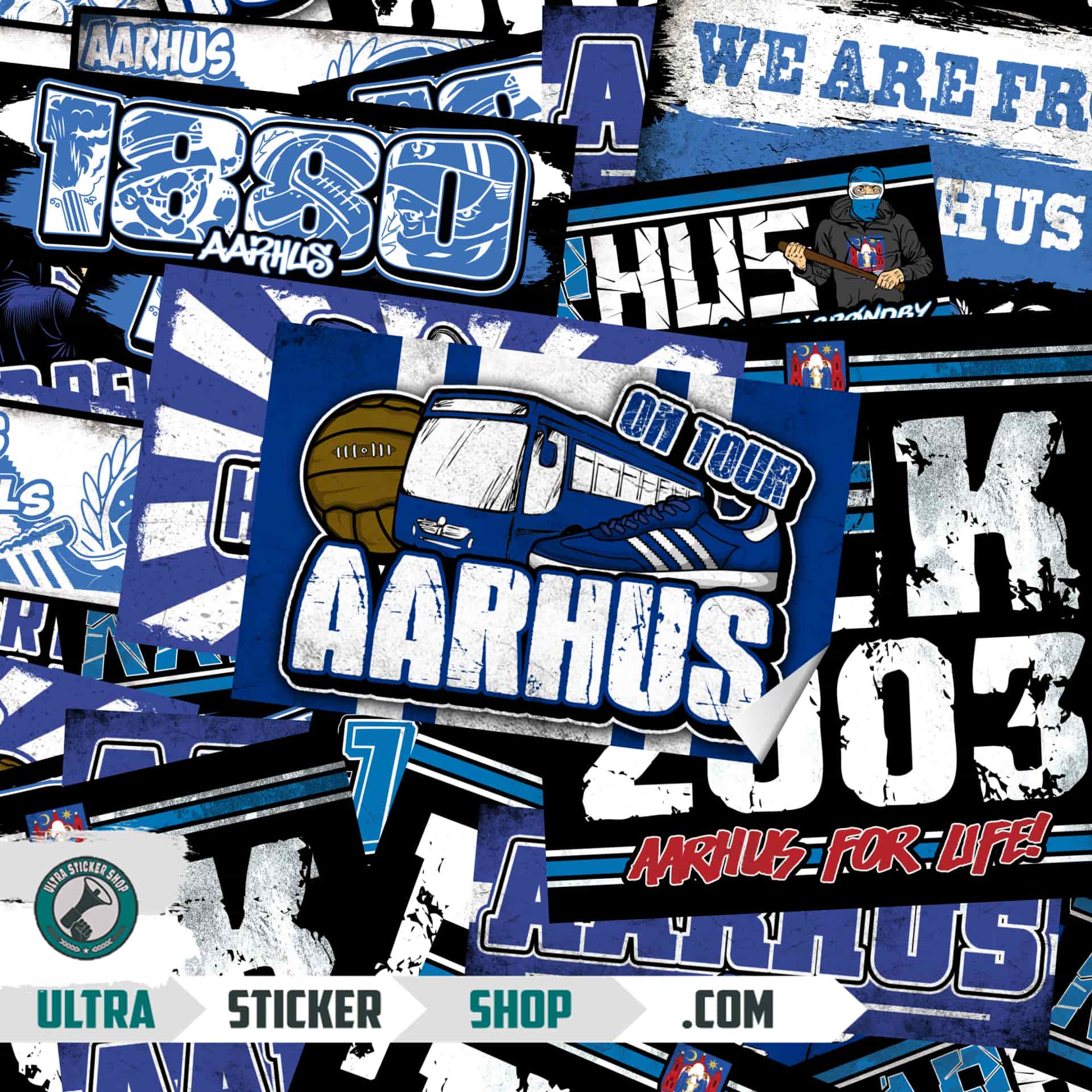 Aarhus Sticker-Mix