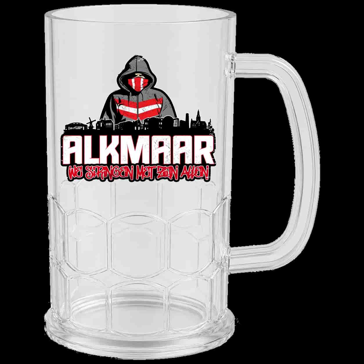Alkmaar-Wij springen met zijn allen Beer Mug