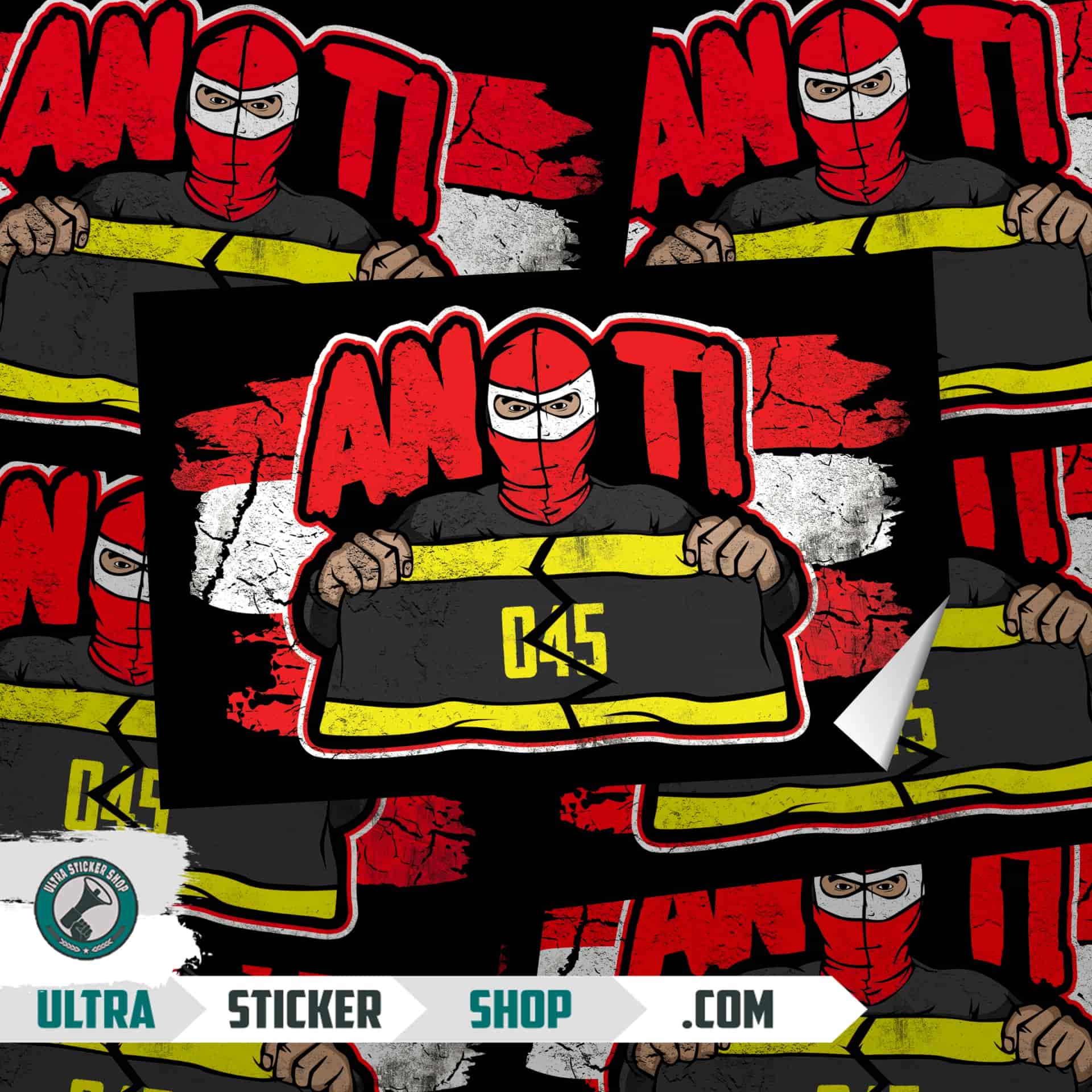 Anti 045 Stickers