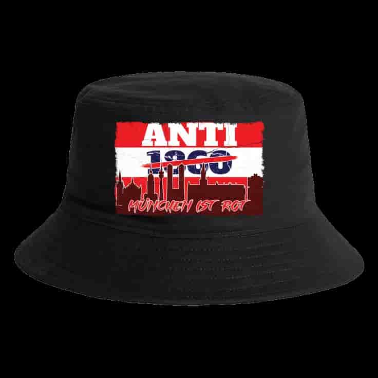 Anti 1860, München ist rot Bucket Hat