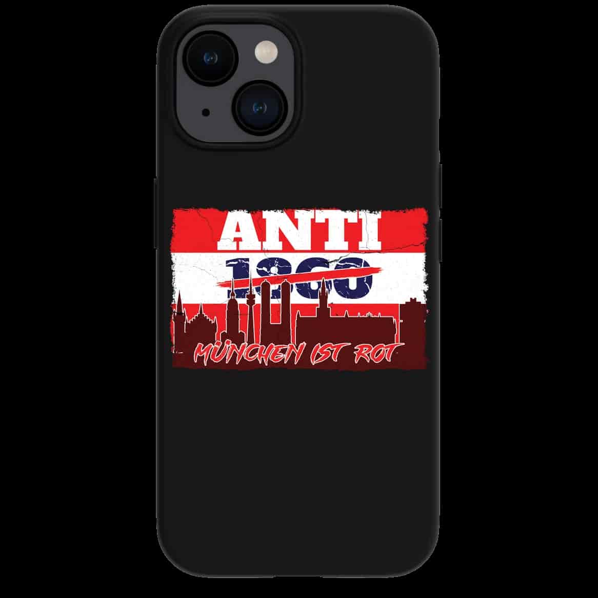 Anti 1860, München ist rot Iphone Case