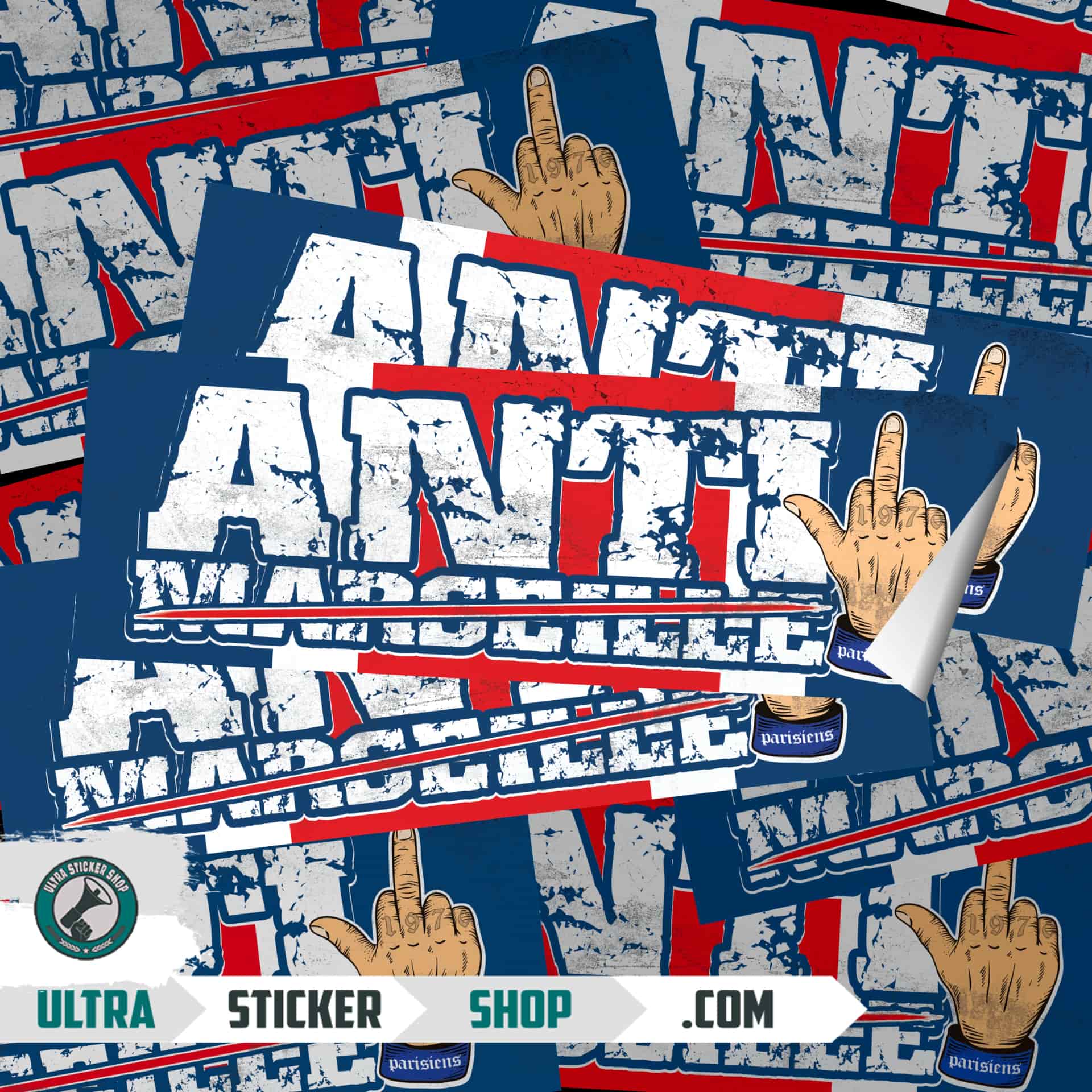 Anti Marseille Stickers
