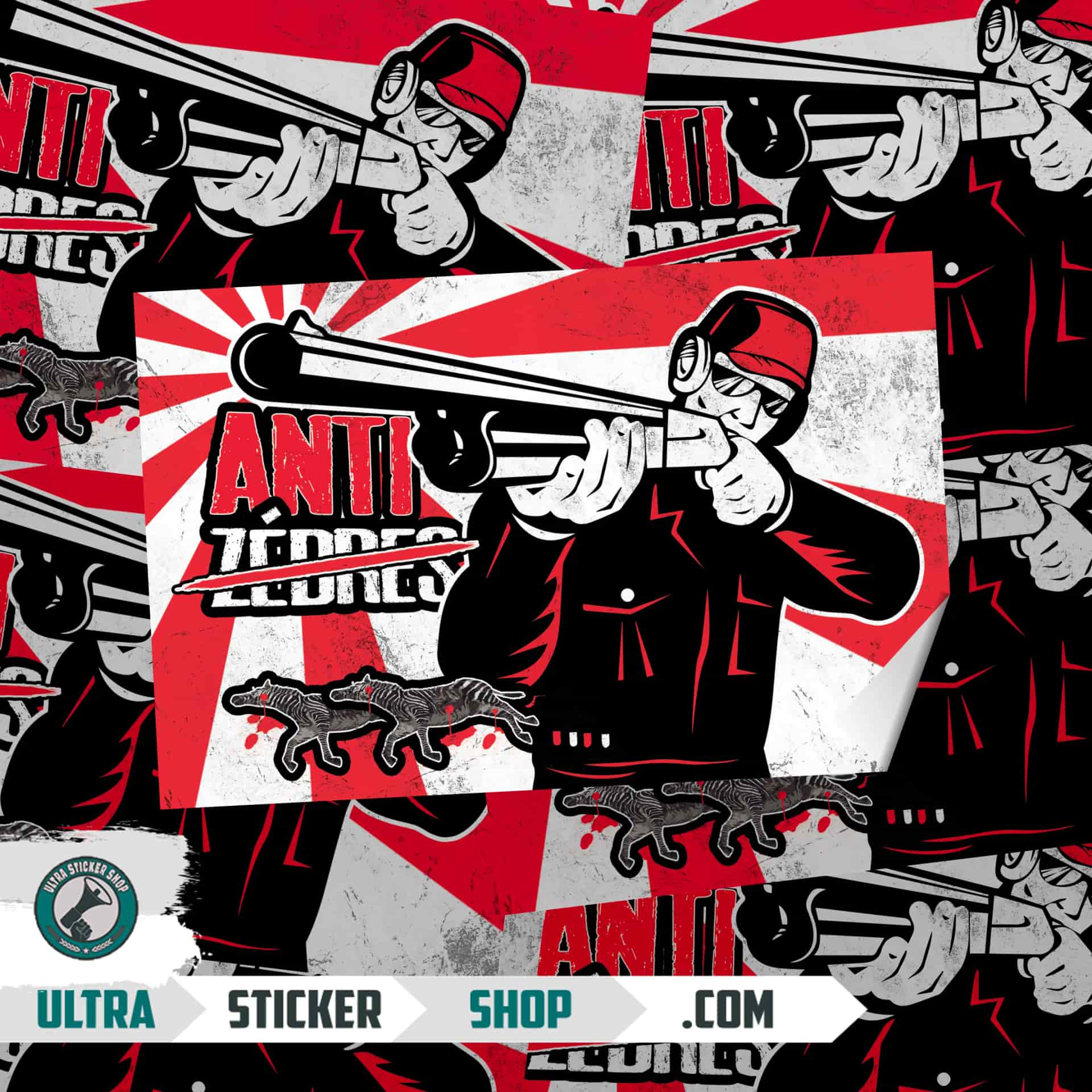 Anti Zèbres Stickers