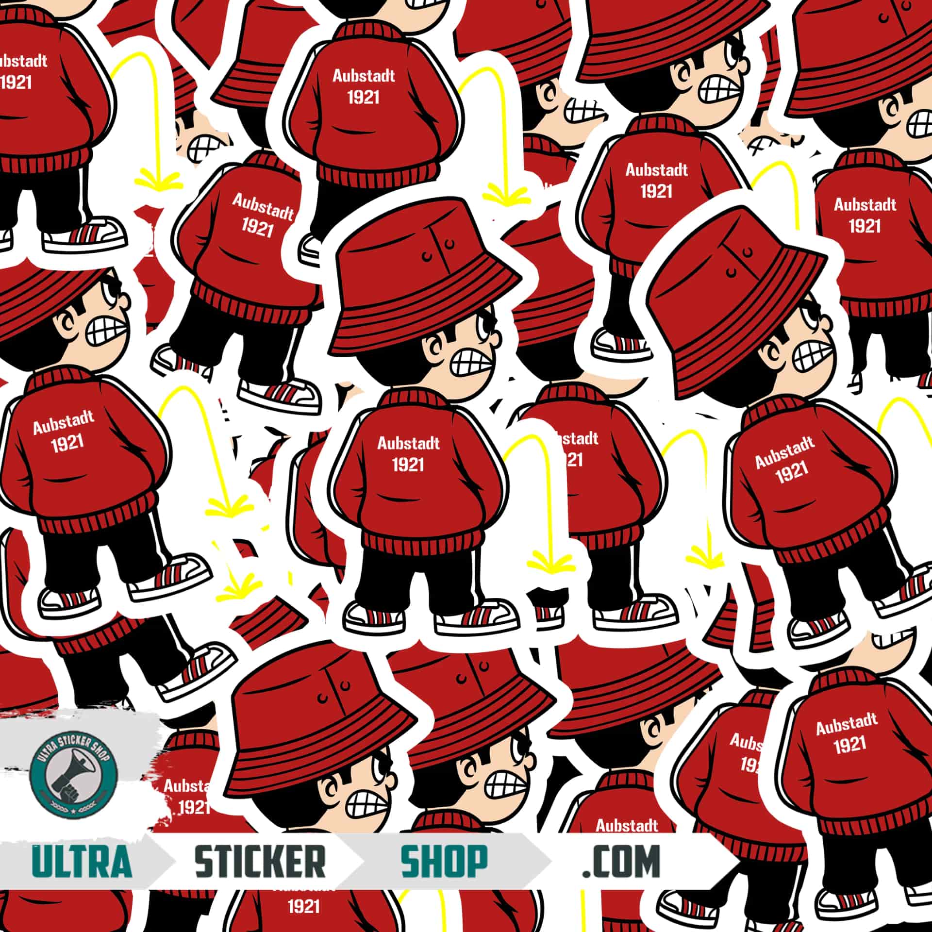 Aubstadt 1921 Pee Kid Stickers