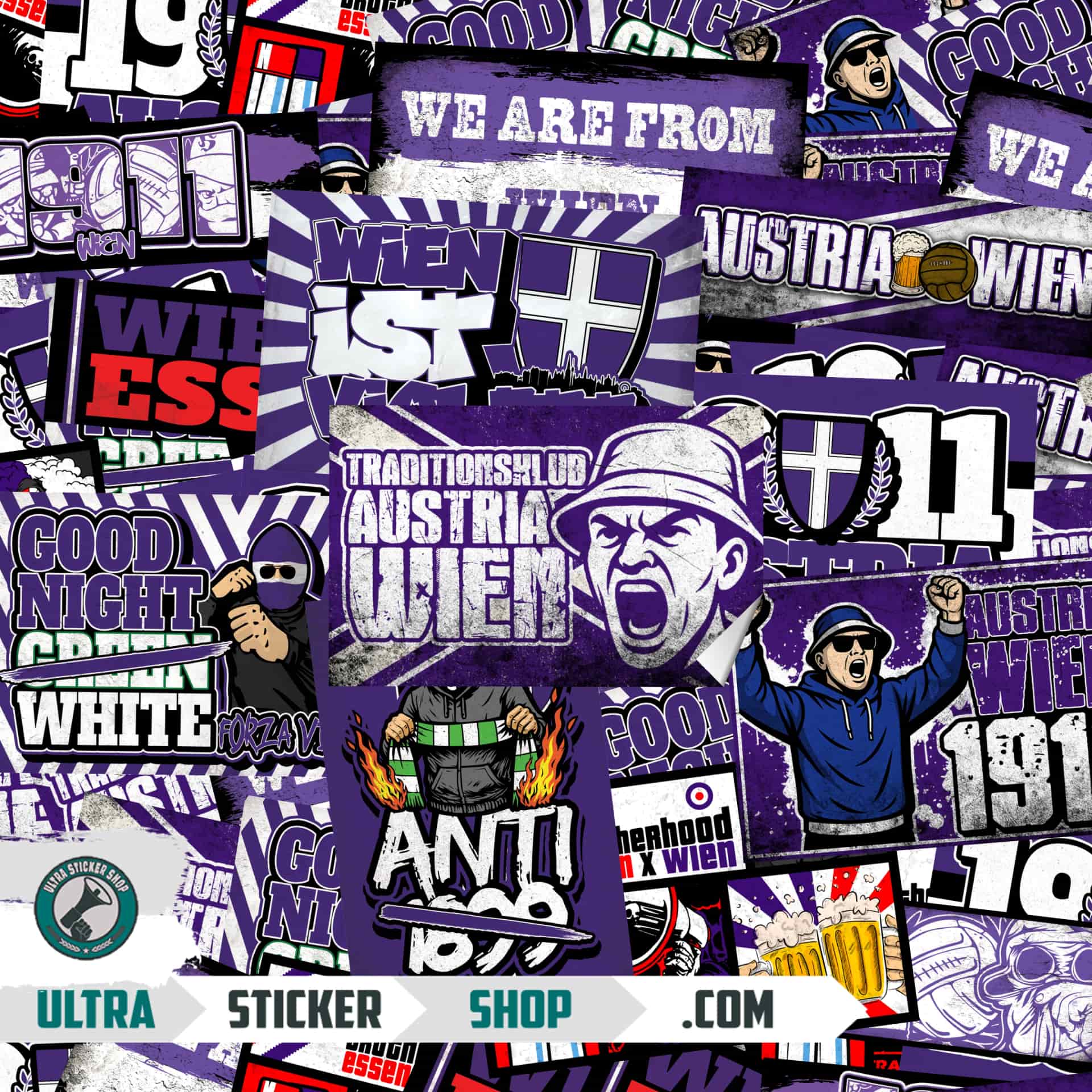 Austria Wien Sticker-Mix