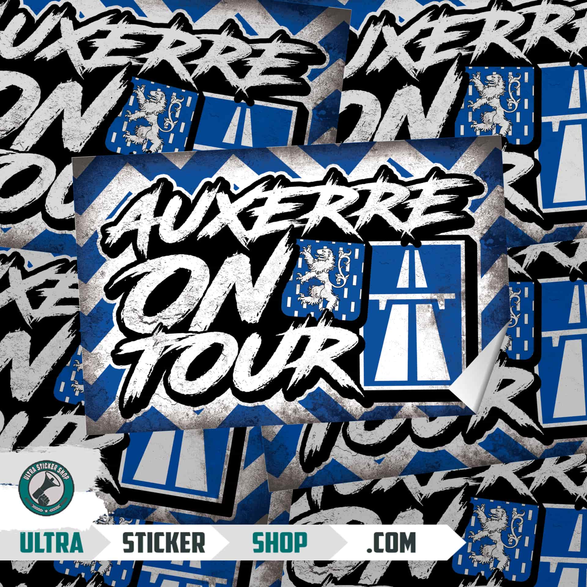 Auxerre on tour Stickers