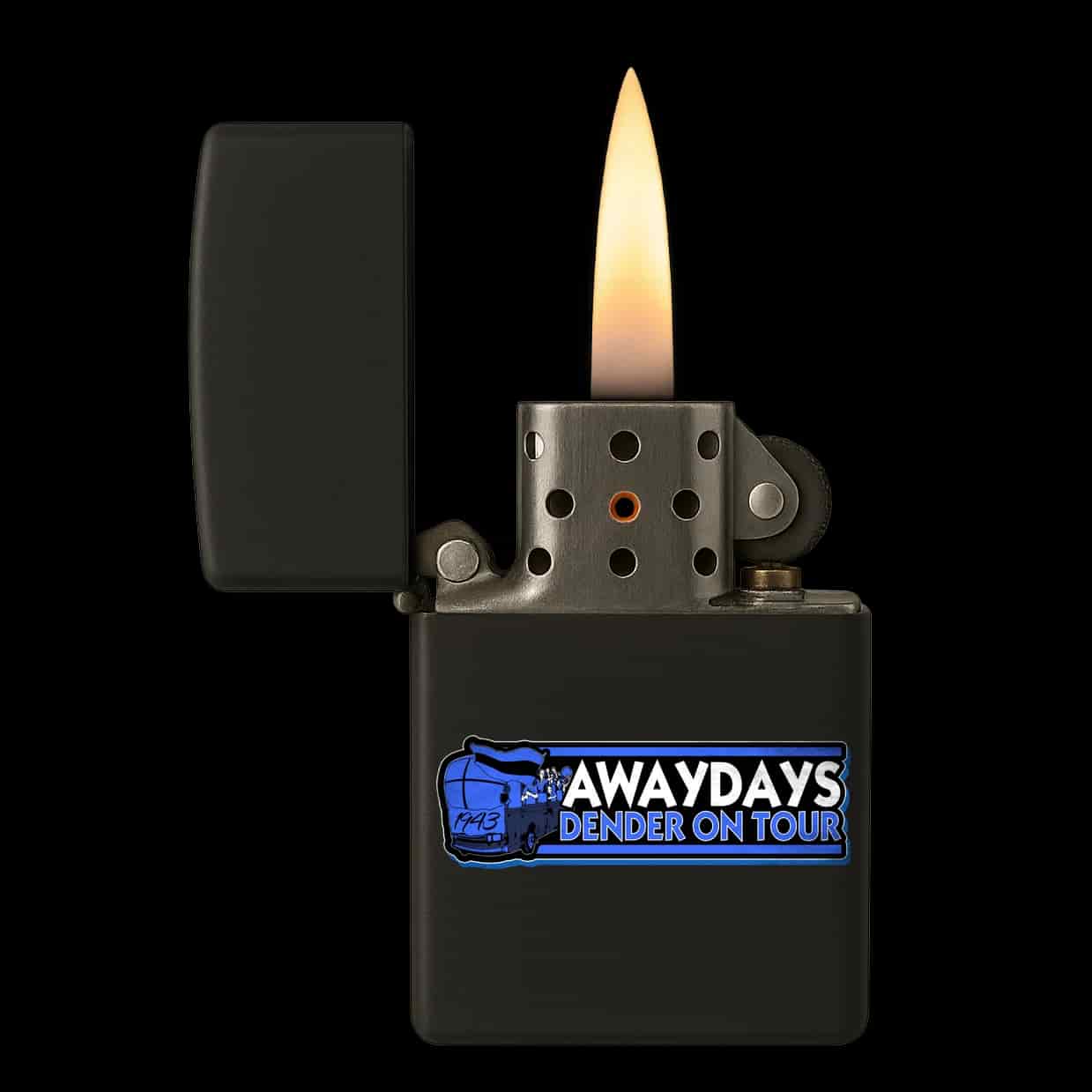 Awaydays Dender on tour Lighter