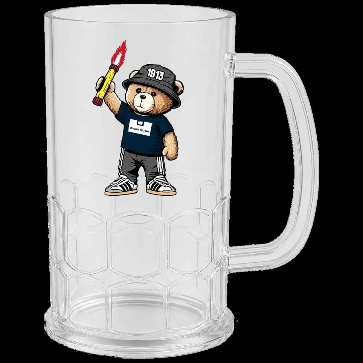 Bačka Topola 1913 bear Beer Mug