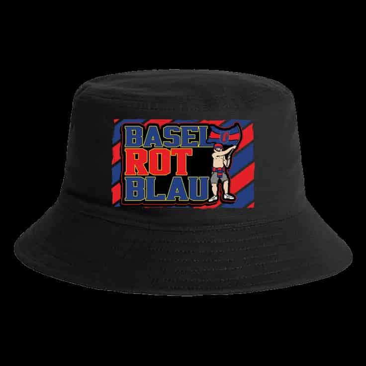 Basel Rot Blau Bucket Hat
