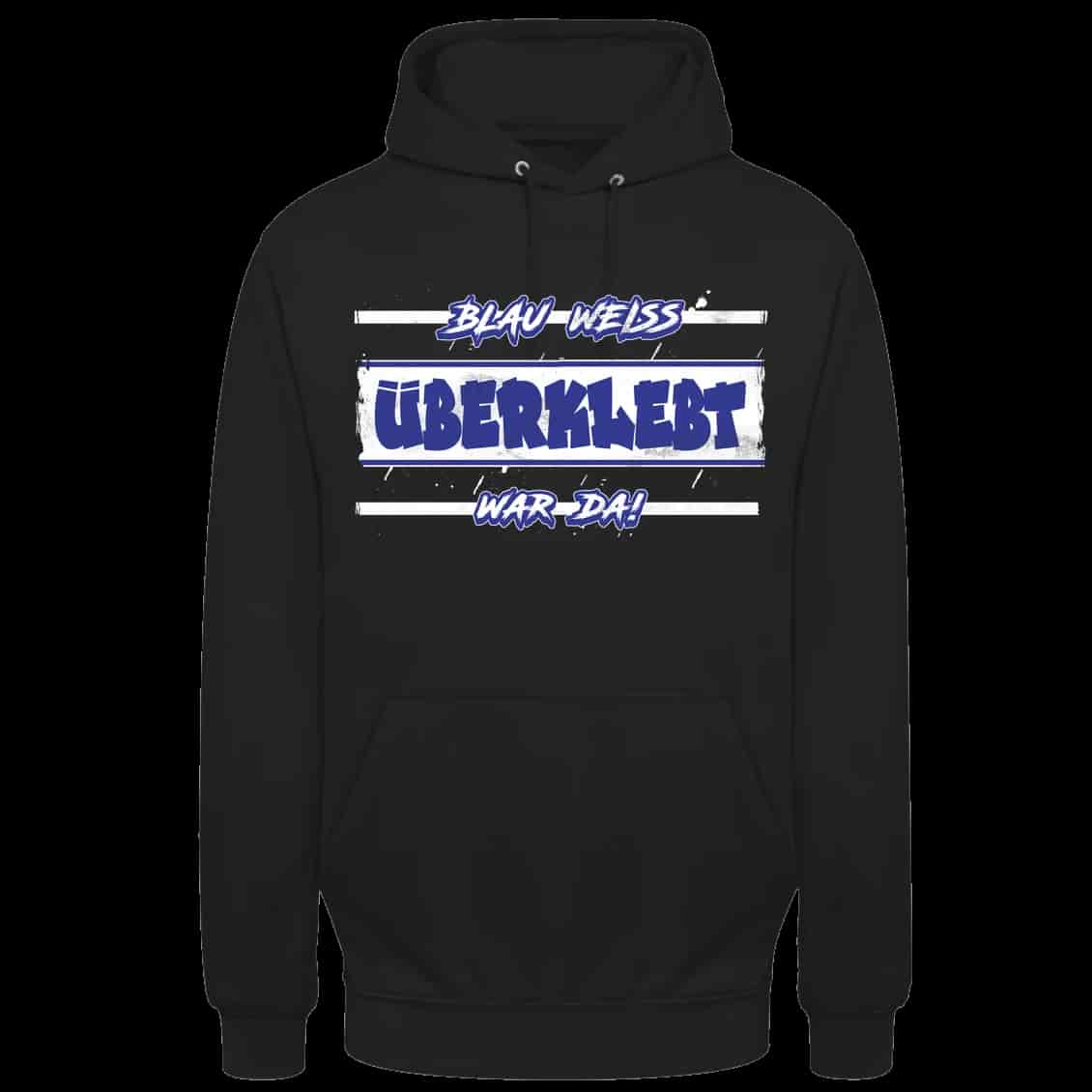 überklebt blau weiss war da! Hoodie