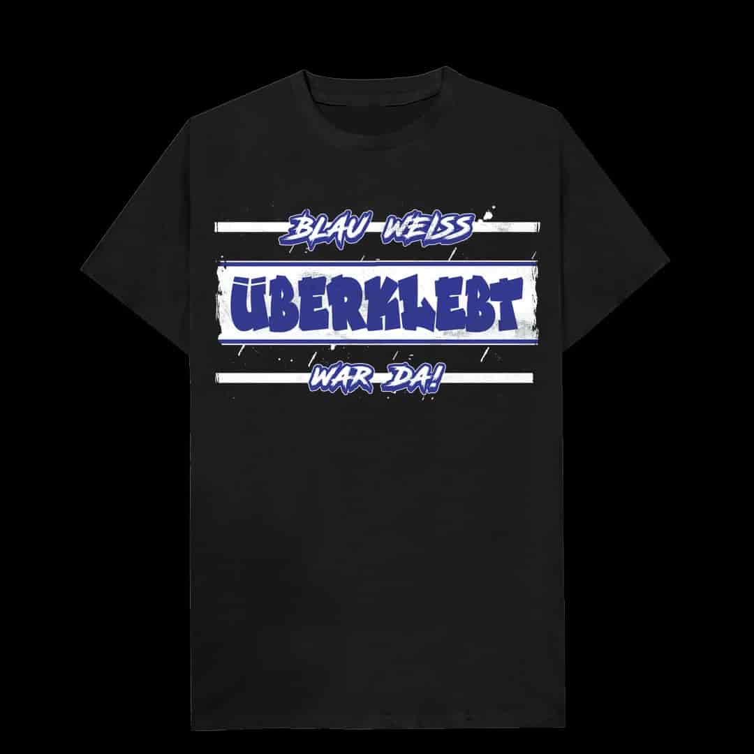 überklebt blau weiss war da! T-Shirt