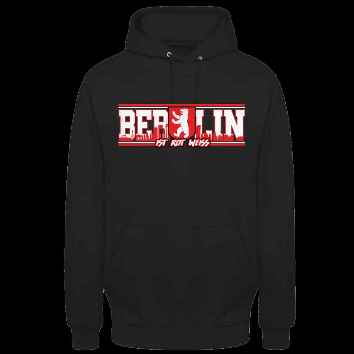 Berlin is rot weiss Hoodie