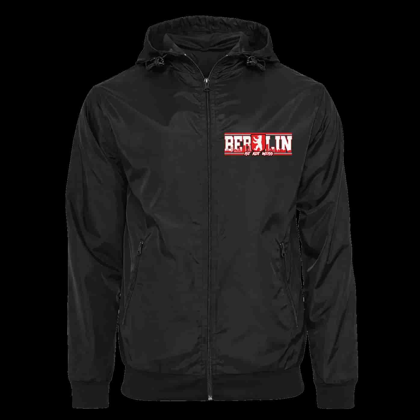 Berlin is rot weiss Jacket with Zip-Off Balaclava