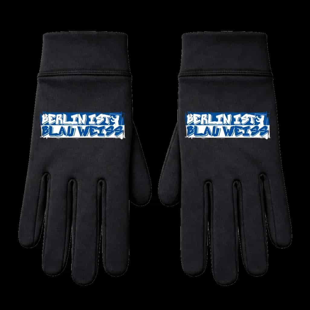 Berlin ist blau weiss Gloves