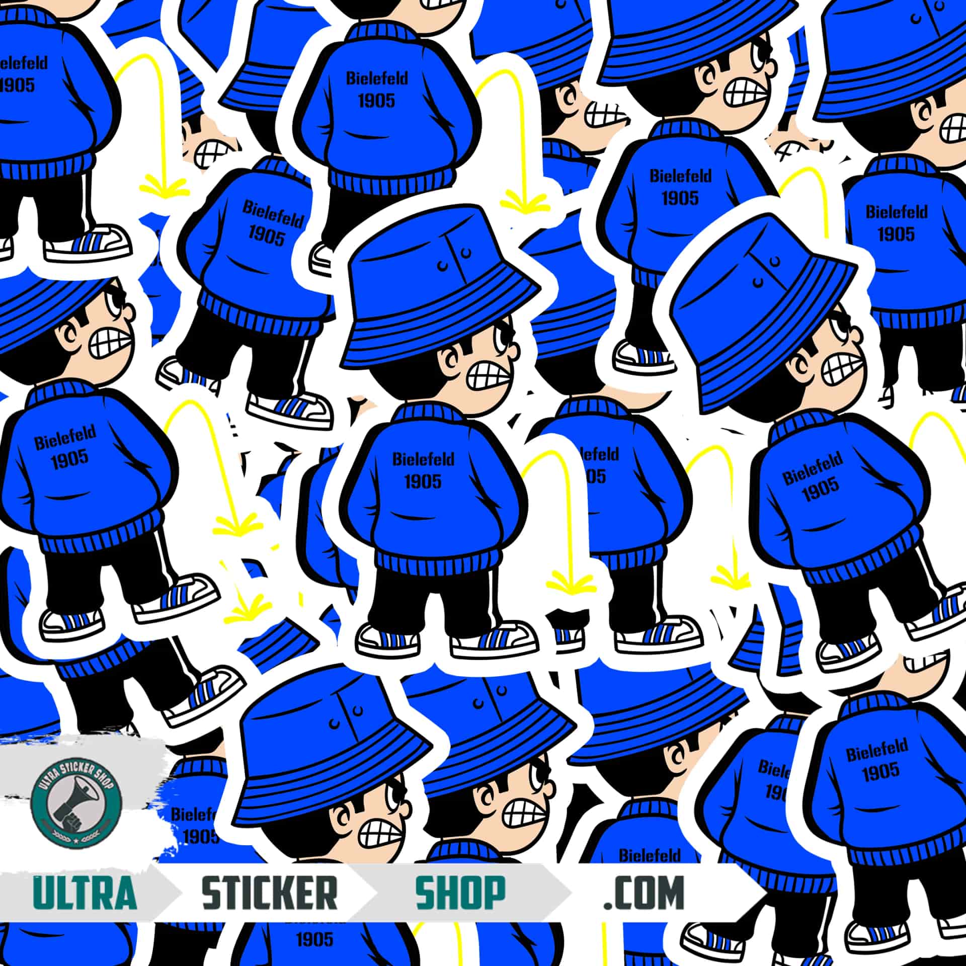 Bielefeld 1905 Pee Kid Stickers