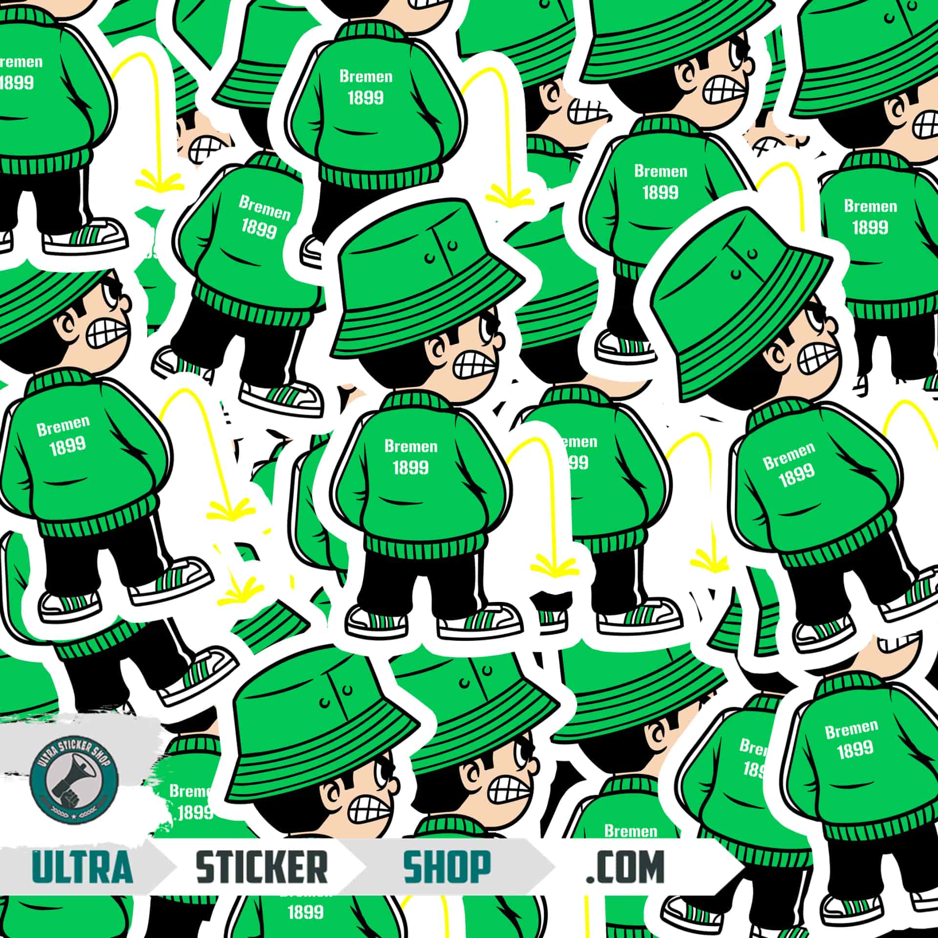 Bremen 1899 Pee Kid Stickers